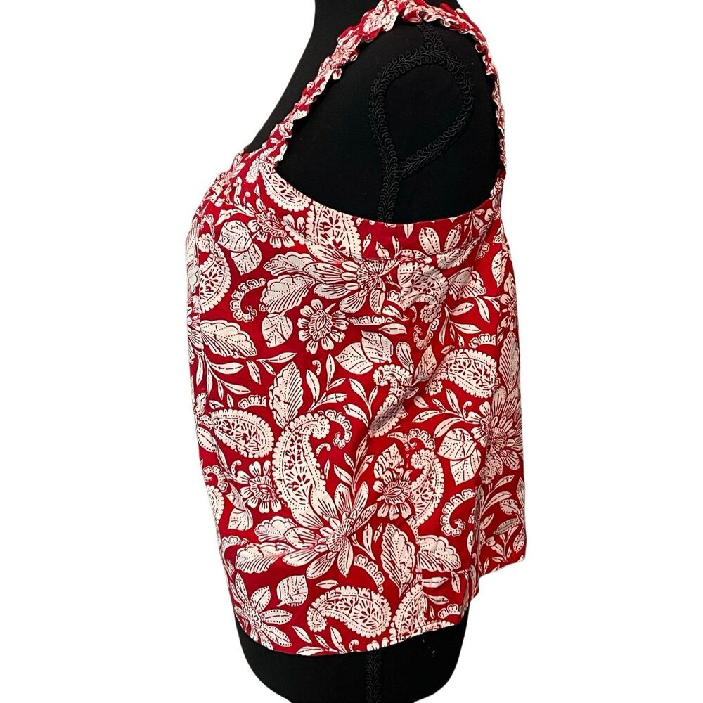 Loft Women’s Flowered Halter Tank Top - Picture 7 of 14